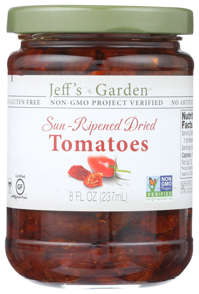 Jeff's Naturals Sndrd Tom In Oil Case Of 6 8Oz Jeff`S Garden
