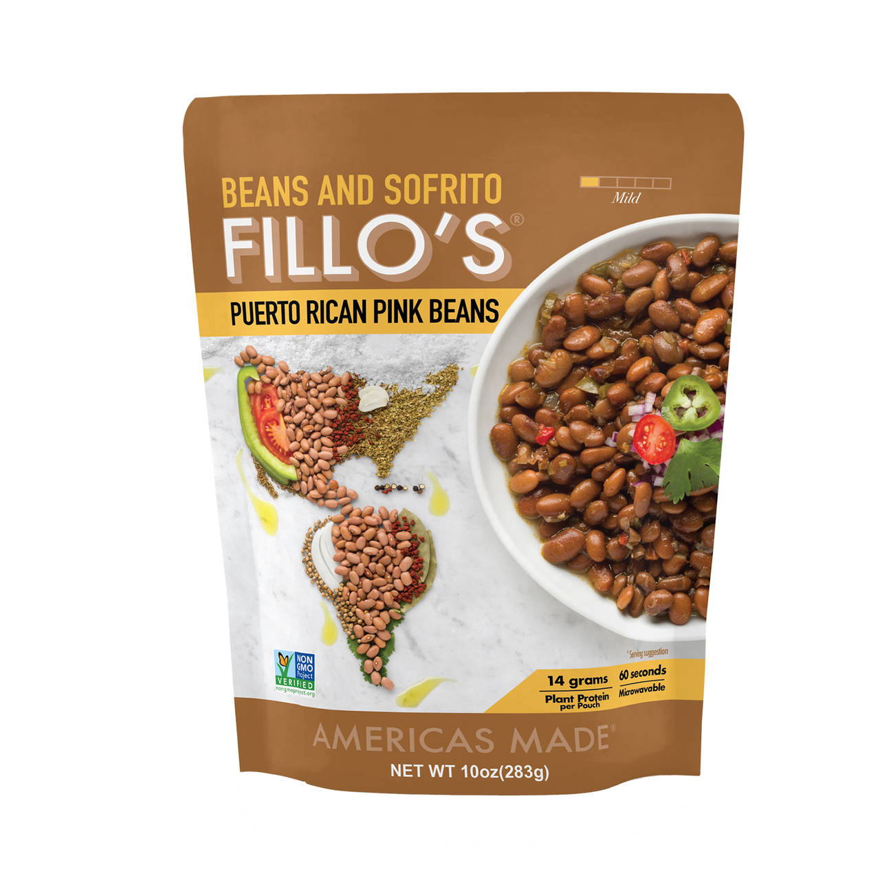 Fillos Prican Pink Beans Case Of 6 X 10 Oz Fillo`S Home n Hearts