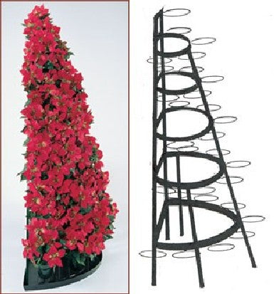 Creative Displays 104 - 5 Foot Half Round Tree Rack - includes 25 6in ...